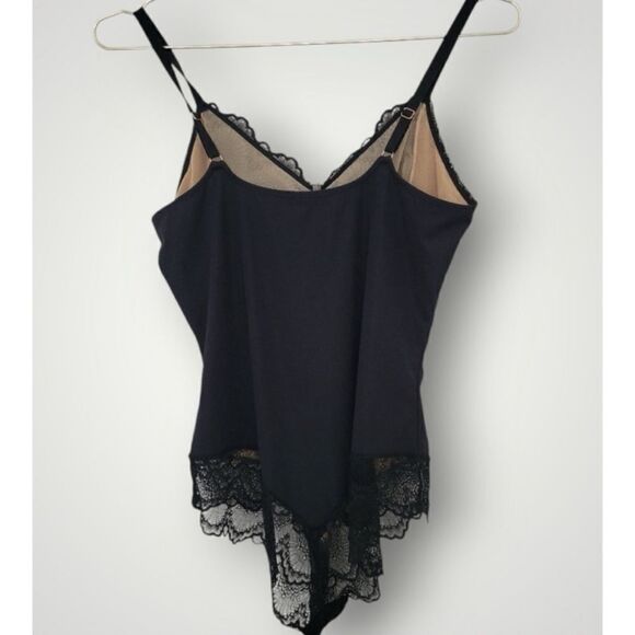 Pinsy Sculpting Lace Shapewear Bodysuit in Black Size 2X / Néw No Tags - Picture 10 of 11